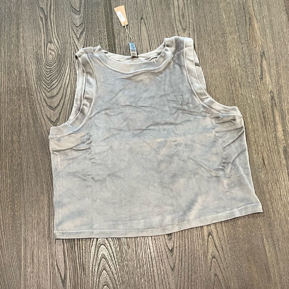 NWT Skims Velour Crewneck Tank Smoke Size 3X